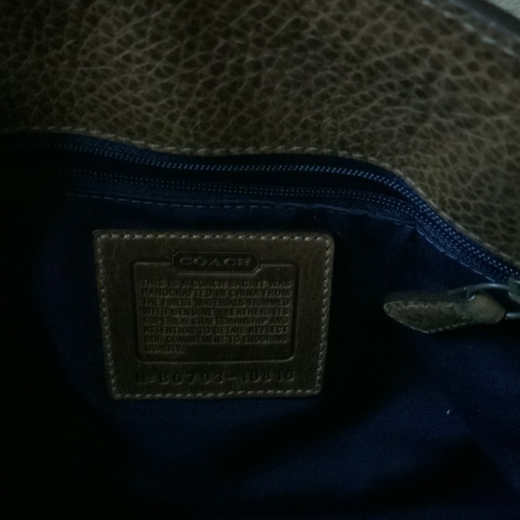 Coach large leather & multimedia, multicolor patchwork bag - Picture 4 of 8